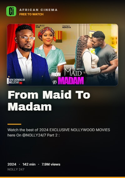 From Maid To Madam