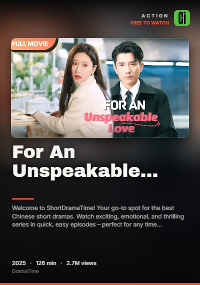 For An Unspeakable Love