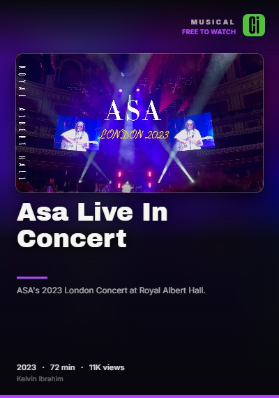 Asa Live In Concert