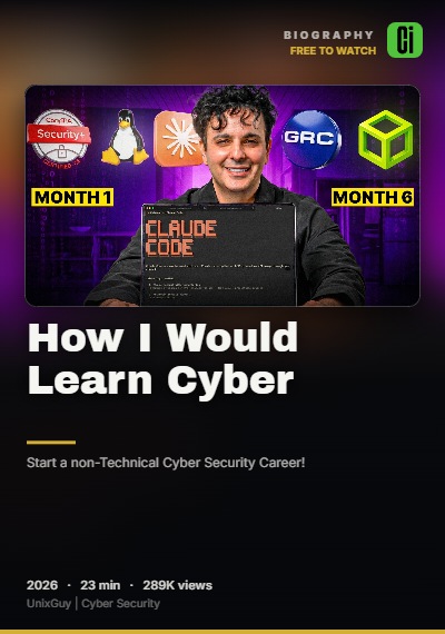 How I Would Learn Cyber