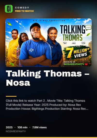 Talking Thomas – Nosa