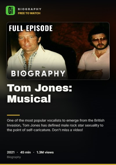 Tom Jones: Musical