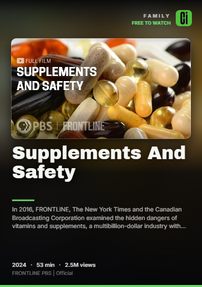 Supplements And Safety