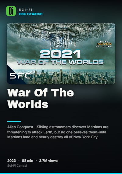 War Of The Worlds