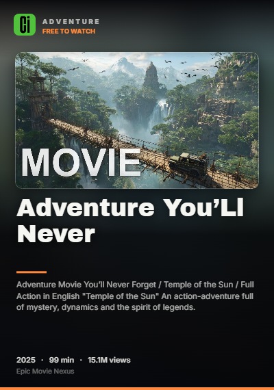 Adventure You’Ll Never