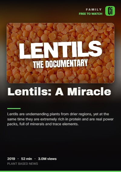 Lentils: A Miracle