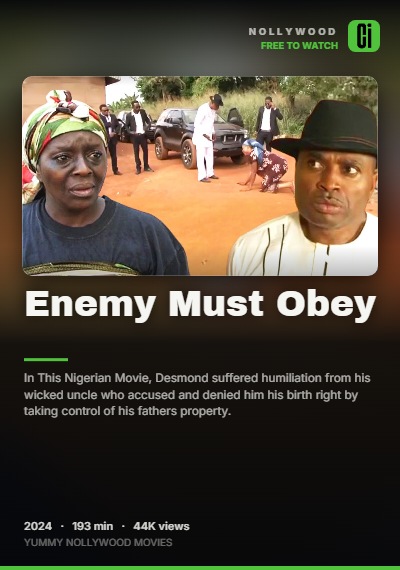 Enemy Must Obey