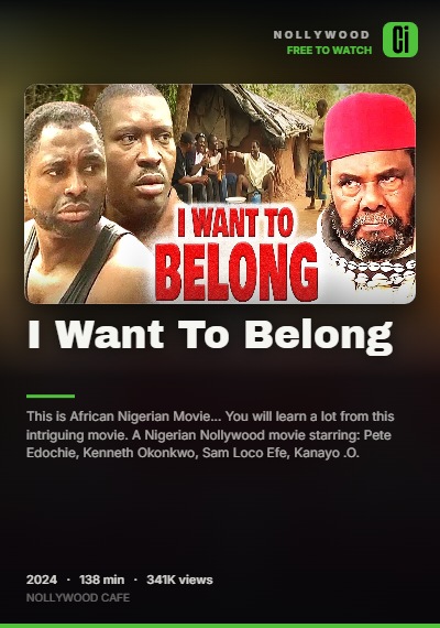 I Want To Belong