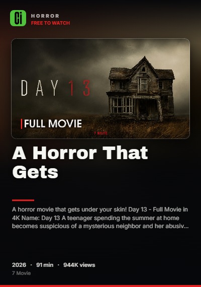 A Horror That Gets