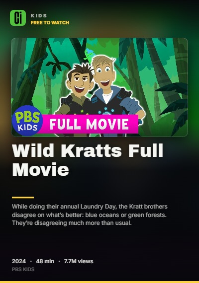 Wild Kratts Full Movie