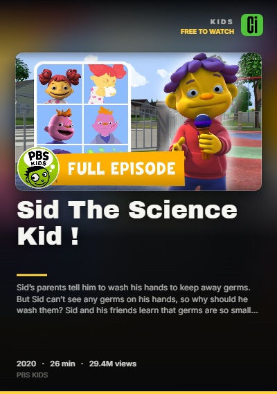 Sid The Science Kid !