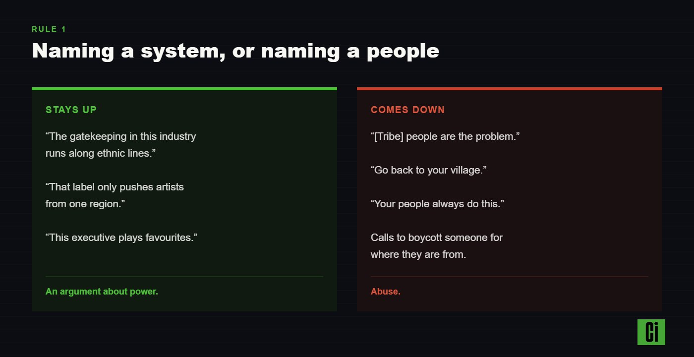Rule 1: naming a system versus naming a people