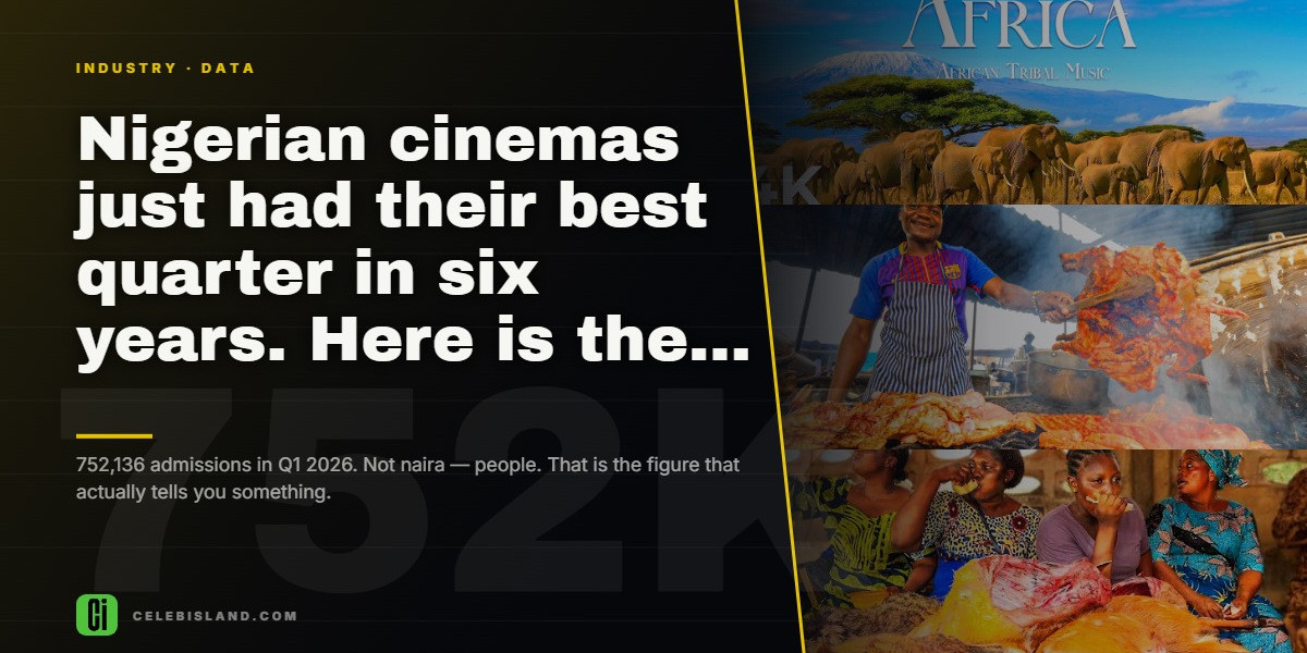 Nigerian cinemas just had their best quarter in six years. Here is the number nobody quoted.
