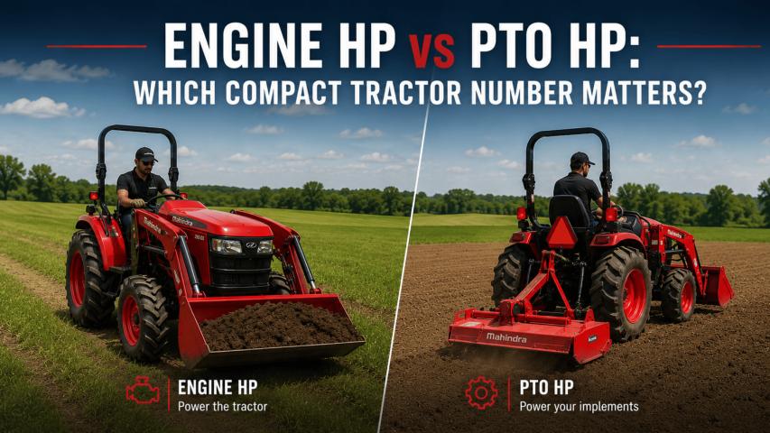 Engine HP vs PTO HP: Which Compact Tractor Number Matters?