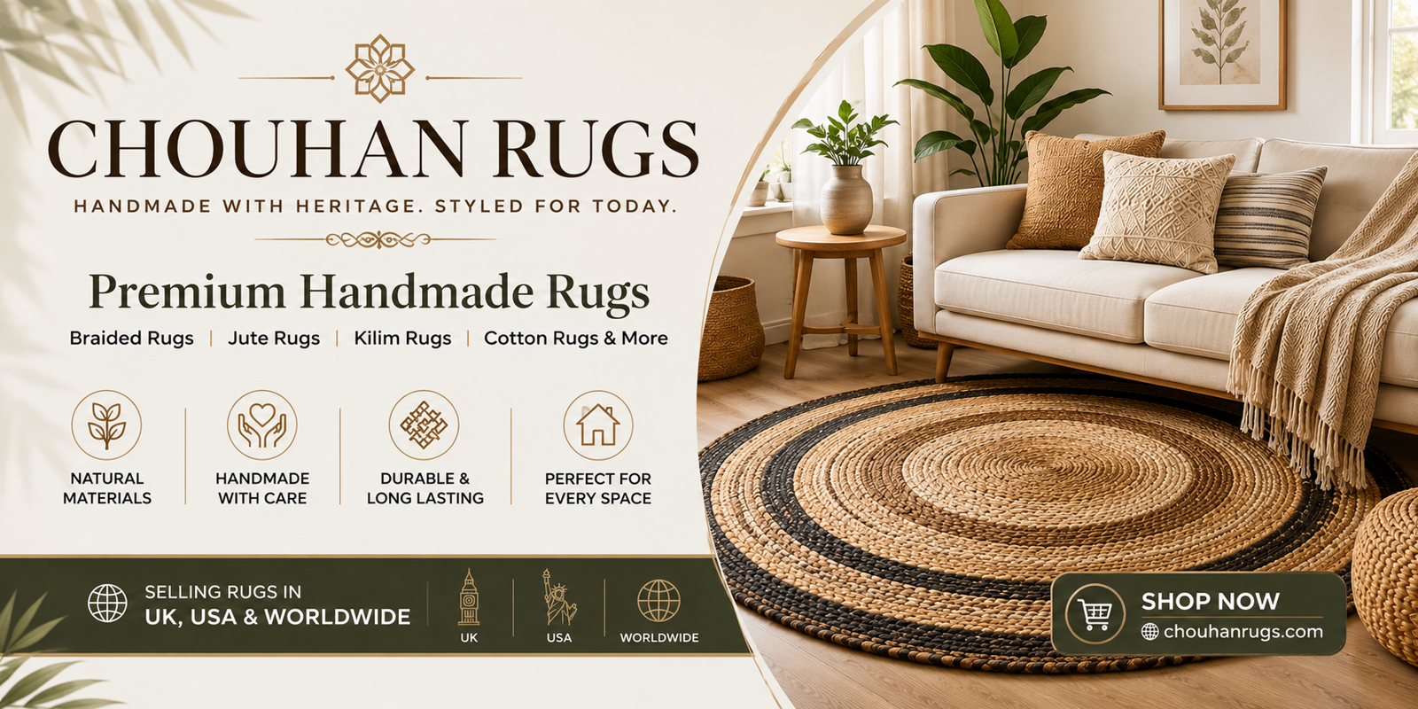 Why Are Round Jute Rugs Perfect for Natural Home Décor?