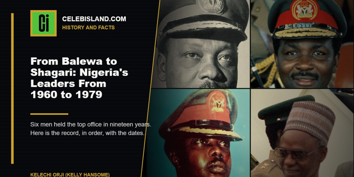 From Balewa to Shagari: Nigeria's Leaders From 1960 to 1979