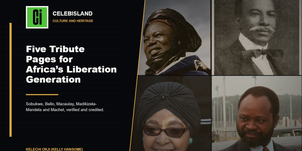 Five Tribute Pages for Africa's Liberation Generation