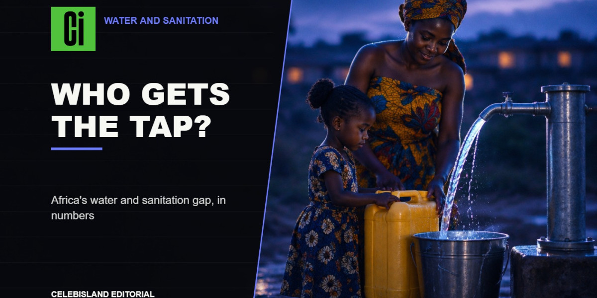 Who gets the tap? Africa's water and sanitation gap, in numbers