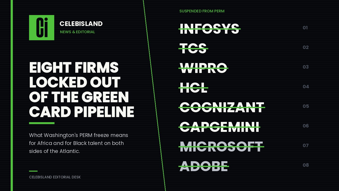 Eight firms struck from the PERM green card programme